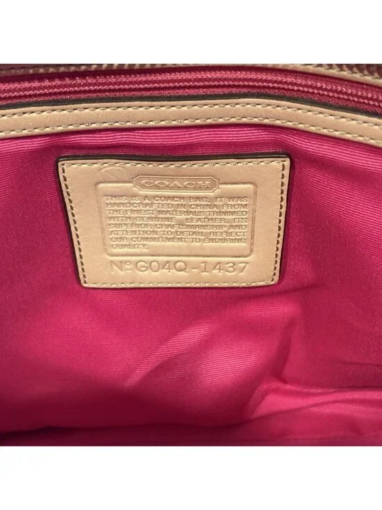 Vtg COACH Purse Legacy Rare Leather Limited Edition Patchwork Suede Tote 1437 - Picture 6 of 16